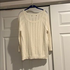 Cream colored sweater